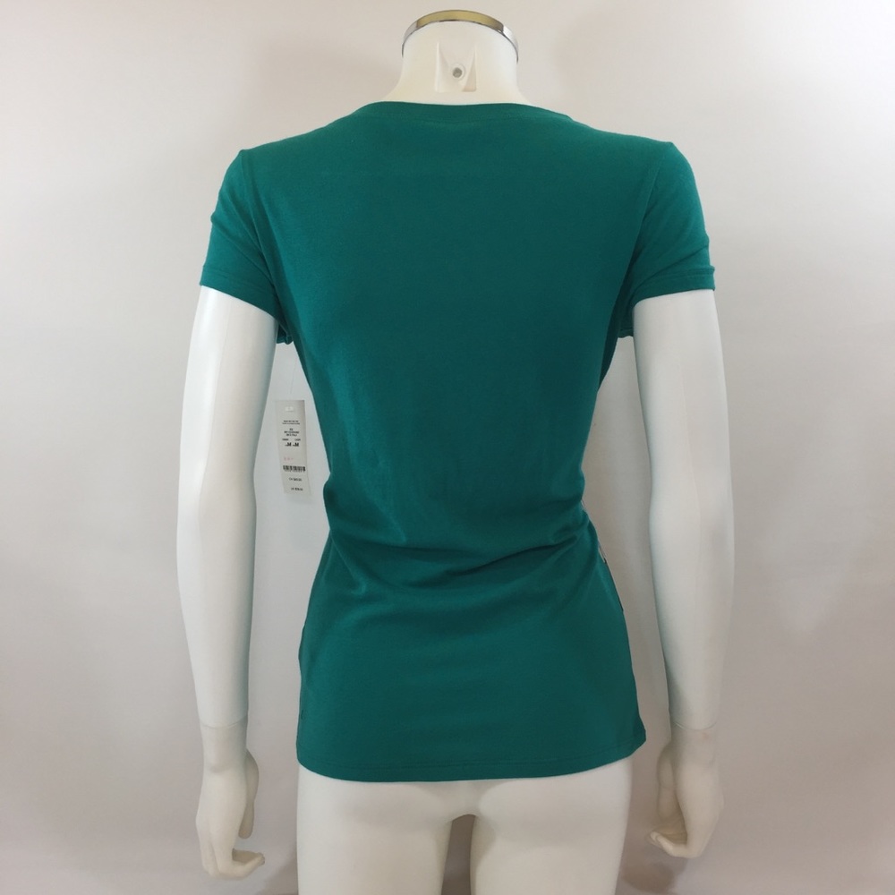 bebe Logo “Basic Rhinestone Tee” M - Picture 3 of 3